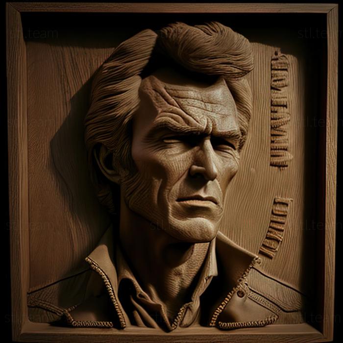 3D model Harry Callahan Dirty HarryClint Eastwood (STL)